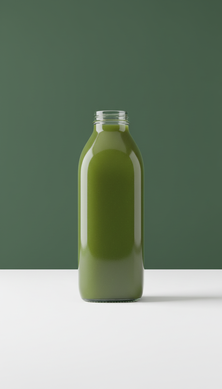 Cold-Pressed Green Juice Bottle