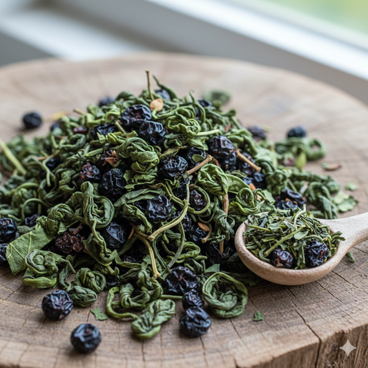 Elderberry green tea